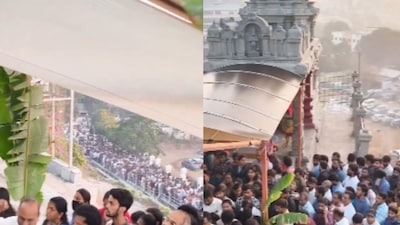 The video is from Hyderabad’s Jubilee Hills Temple. (Photo Credit: X)