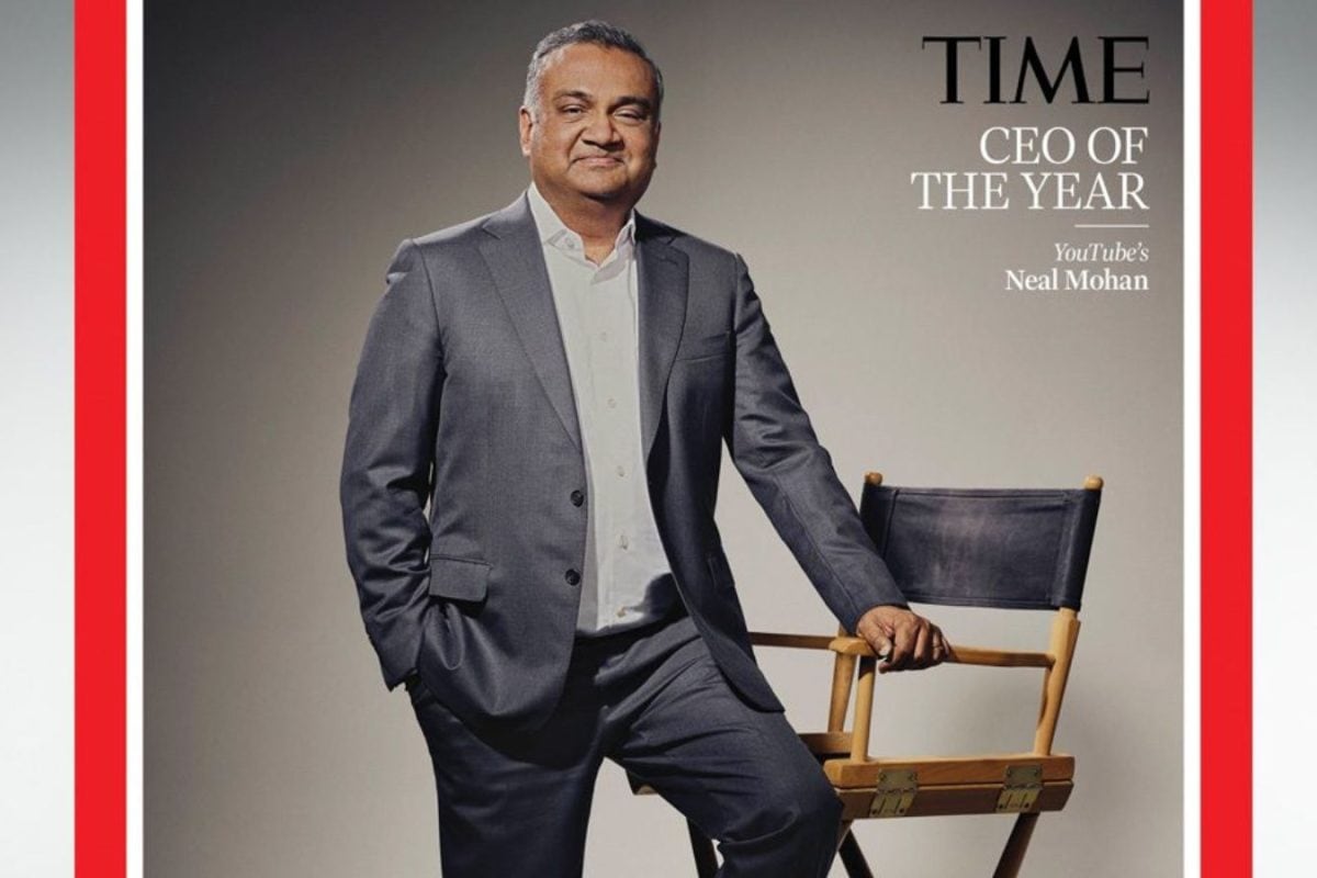 Indian-Origin Neal Mohan Named TIME’s 2025 CEO Of The Year