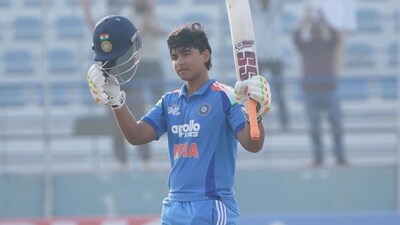 Vaibhav Sooryavanshi for India at the U19 Asia Cup (ACC/X)