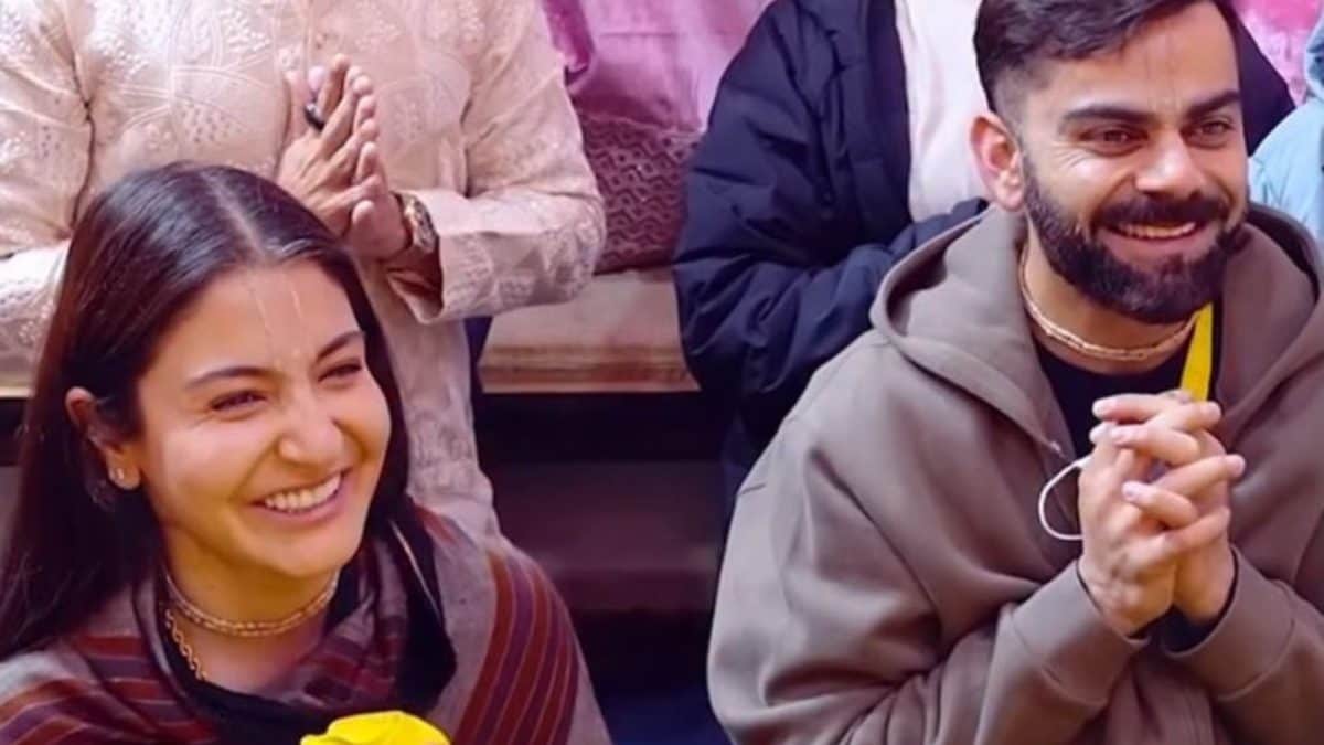 Virat Kohli y Anushka Sharma buscan bendiciones antes del gran torneo en Vrindavan