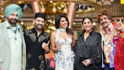 Archana Puran Singh jokes that Sidhu’s loud laughter is affecting her hearing on Kapil Sharma’s show(Photo Credit : X)