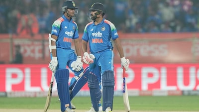 Yashasvi Jaiswal and Rohit Sharma have built a 50-run partnership (Picture credit: AP)