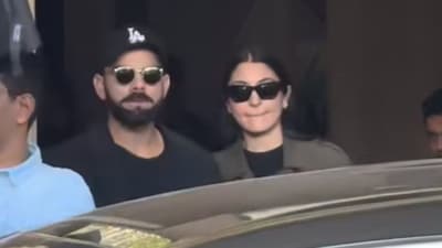Virat Kohli and Anushka Sharma spotted in Mumbai (Picture credit: X)