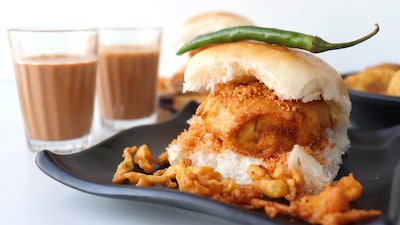 Vada pav or wada pao is a vegetarian fast food dish native to the state of Maharashtra. (Image: Shutterstock)