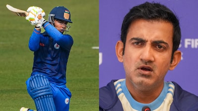 Vaibhav Sooryavanshi and Gautam Gambhir.(PC: PTI)