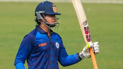 Vaibhav Sooryavanshi impressed with his batting in VHT match against Meghalaya. (Picture Credit: PTI)