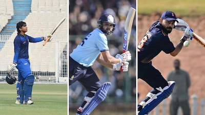 Vijay Hazare Trophy: Vaibhav Suryavanshi, Rohit Sharma and Virat Kohli (X)