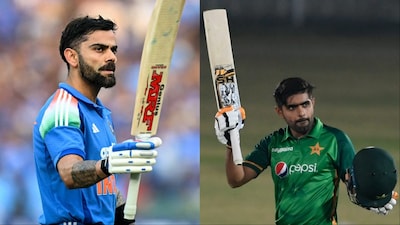 Virat Kohli will have a chance to equal Babar Azam's world record in third India-South Africa ODI. (Picture Credit: AP and AFP)