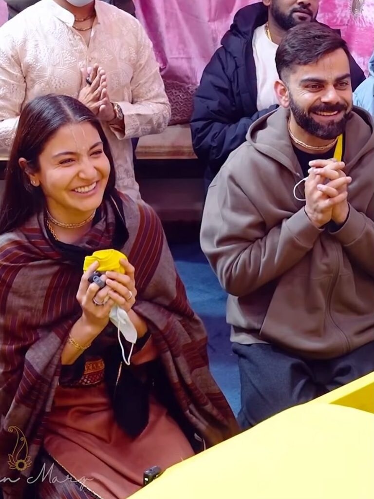 As the meeting ended, Anushka leaned over and said: 