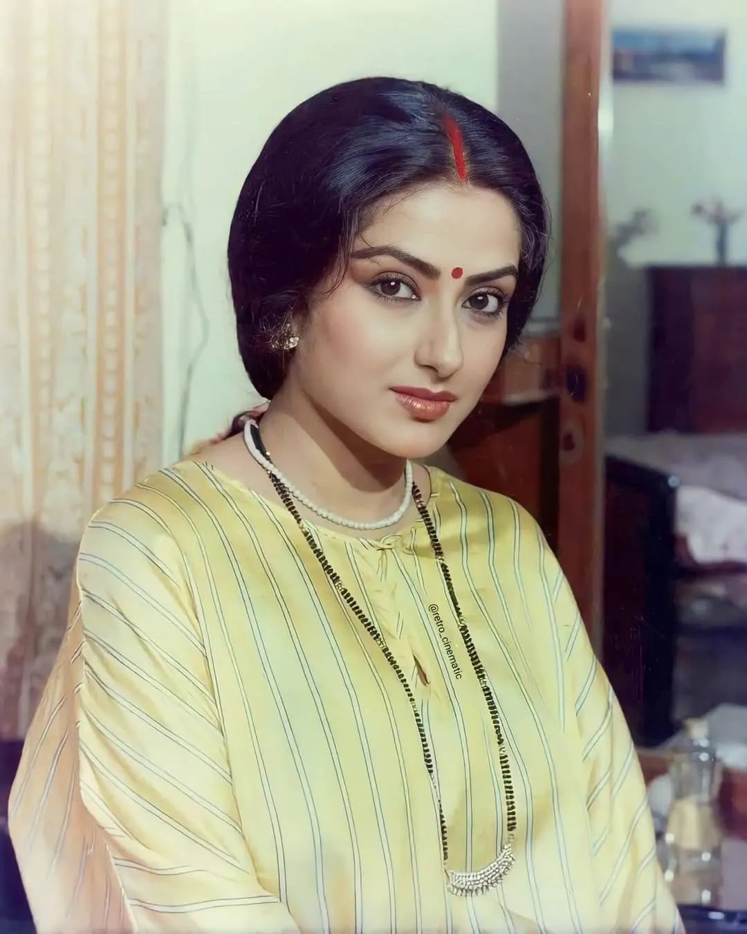 That actress was Moushumi Chatterjee, a leading star of Hindi and Bengali cinema who ruled the 1970s and transitioned into strong supporting roles in the 1980s.

