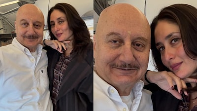 Anupam Kher’s Mid-Air Reunion With Kareena Kapoor Khan.