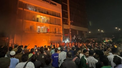 Prominent media houses in Bangladesh were vandalised amid violent protests. (AFP)