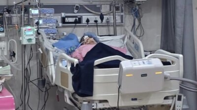 The woman lost her balance and fell onto iron grills in the hotel compound, suffering grievous injuries to her head, body and hands. (Image: News18)