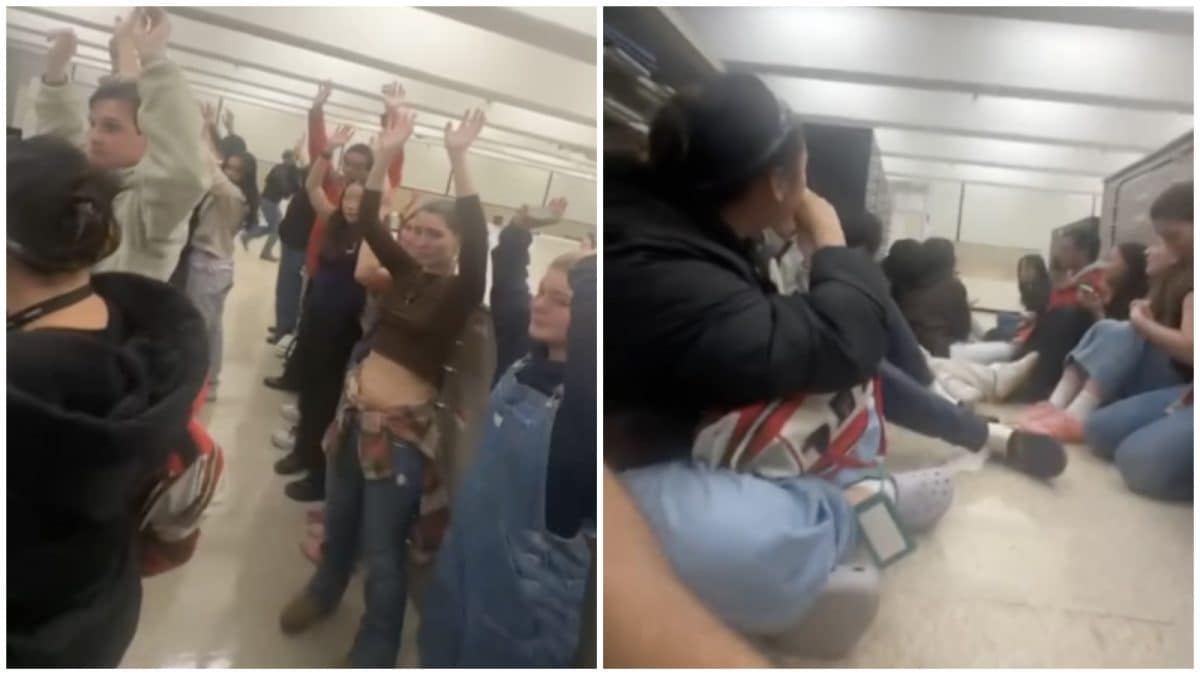 Brown University Shooting: Cops Rescue Petrified Students Hiding In Library | Video