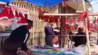 Screengrab of video being shared online