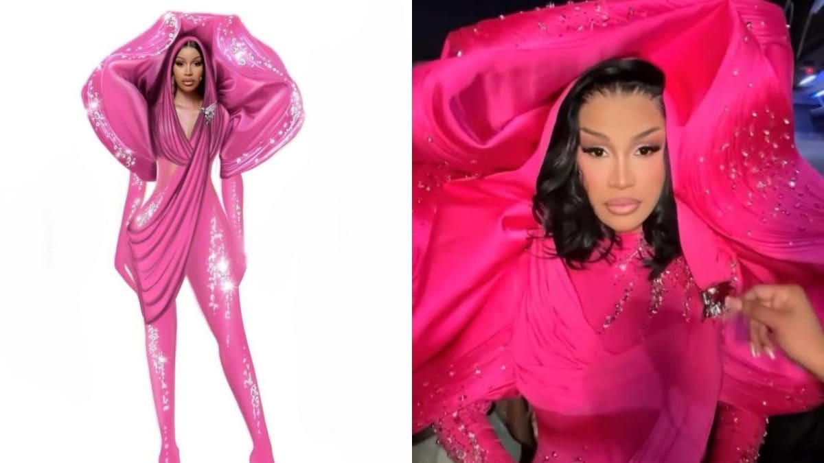 Cardi B Set The Stage On Fire In Custom Gaurav Gupta Couture For Saudi Arabia Concert