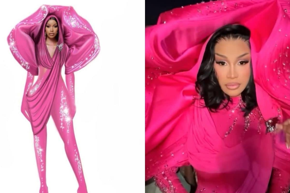 Cardi B Set The Stage On Fire In Custom Gaurav Gupta Couture For Saudi Arabia Concert