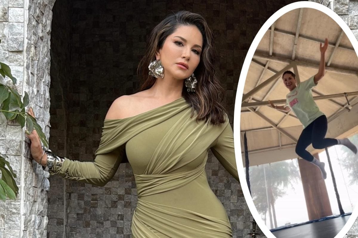 Like Sunny Leone, Jumping On A Trampoline Can Be A Fun, Effective and Joint-Friendly Workout