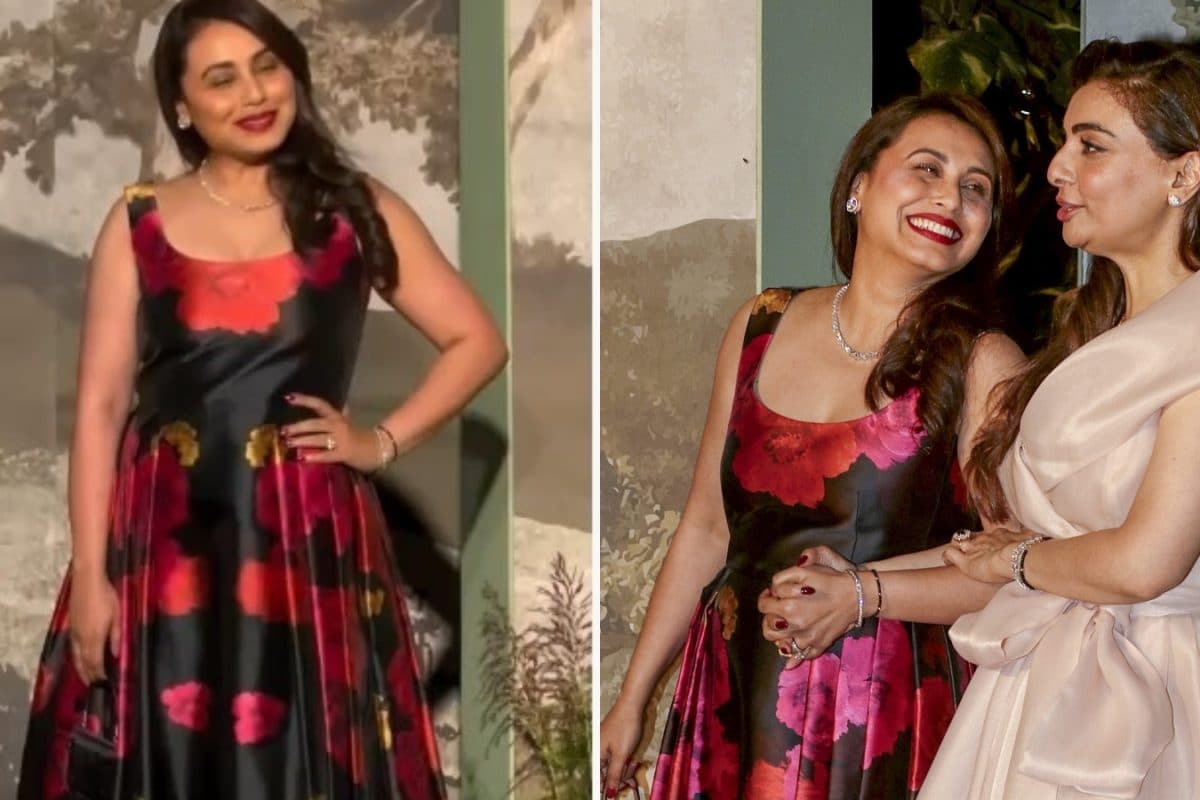 Rani Mukerji Is A Floral Fantasy, Attends Bestie Vaibhavi Merchant’s Birthday Party