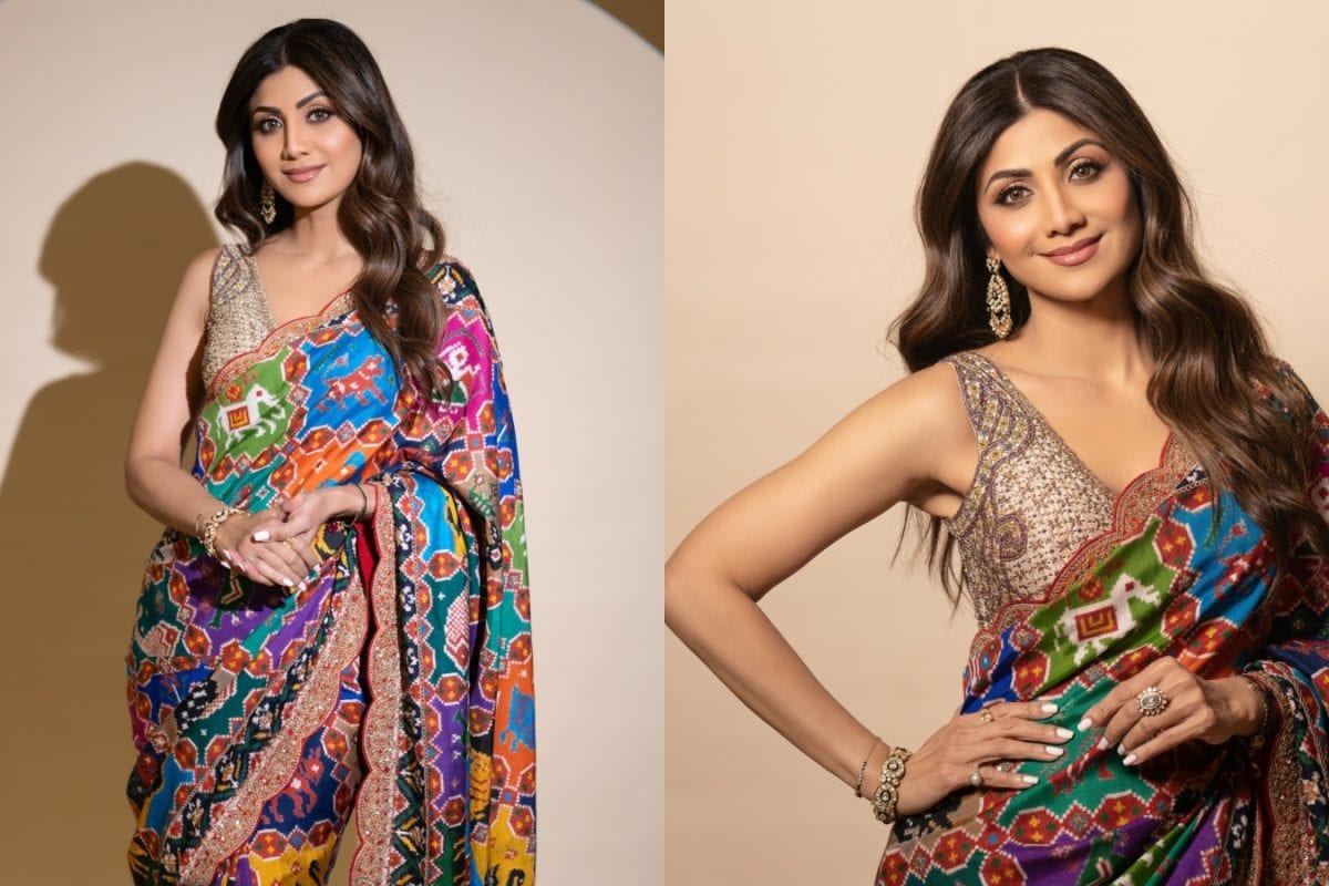 Shilpa Shetty Kundra's Vibrant Patan Patola Saree Is Perfect For Shaadi Season