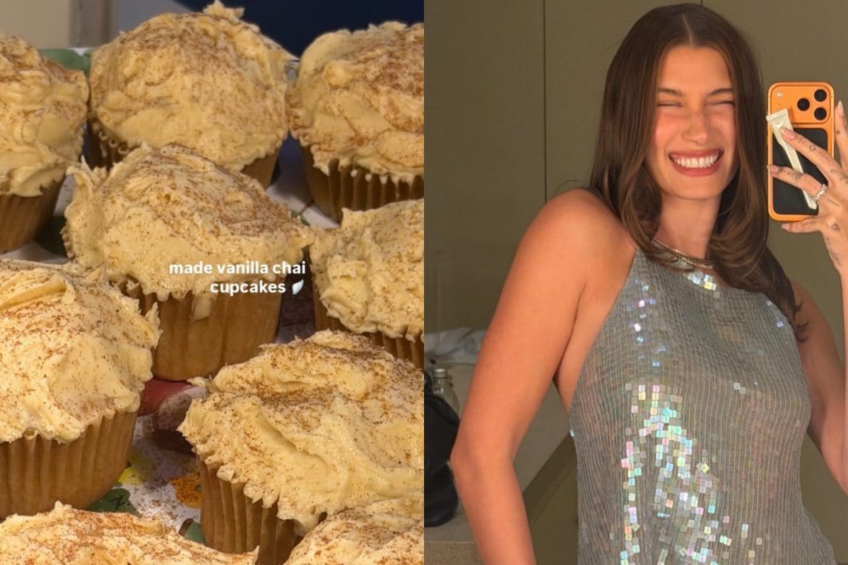 Hailey Bieber Makes Vanilla Chai Cupcakes For Friendsmas; Here's A Recipe To Recreate Them