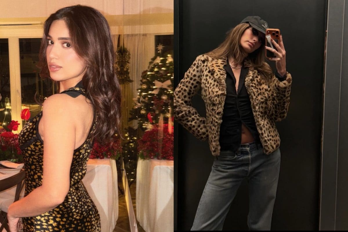 It's Animal Time: Hailey Bieber's Leopard Print Mani To Bhumi Pednekar's Velvet Dress