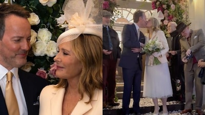 Kim Cattral married longtime partner Russell Thomas in London 