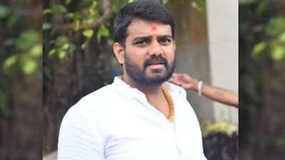 Congress worker Ganesh Gowda