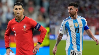 Satu Tarian Terakhir? Ronaldo (kiri) dan Messi berpotensi saling berhadapan di Piala Dunia. (Foto AP)