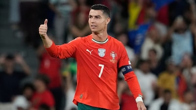 Cristiano Ronaldo will play a record sixth World Cup in 2026. (PTI Photo)