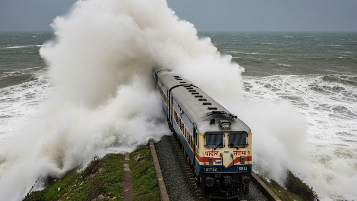 When 25-Metre Waves Swept Away A Train: The 59-Year-Old Dhanushkodi Disaster