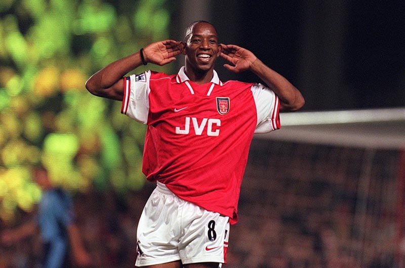 Yet another Arsenal legend, Ian Wright, had scored his 100th PL goal in in 173 games (X) Yet another Arsenal legend, Ian Wright, had scored his 100th PL goal in in 173 games (X)