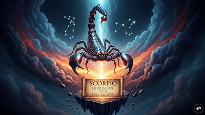 Scorpio Horoscope Today: Astrological predictions by Chirag Daruwalla for Vrishchika rashi on December 14 2025. (AI generated image)