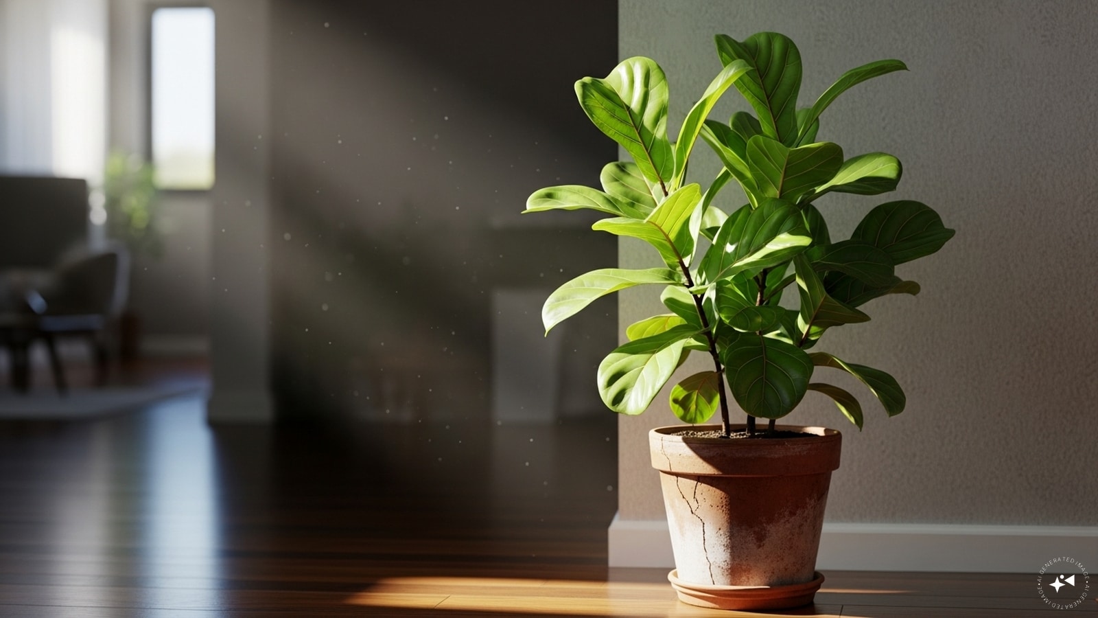 Fiddle Leaf Fig: The Fiddle Leaf Fig’s broad, glossy leaves make a striking statement. Decorated with small lights or ornaments, it becomes a modern, stylish centerpiece for Christmas décor. Its tall structure mimics a tree’s presence without taking up excessive space.