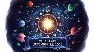Daily Horoscope Today, December 15, 2025: Daily horoscope by Chirag Daruwalla. 