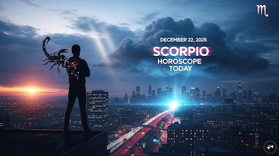 Scorpio Horoscope Today: Astrological predictions by Chirag Daruwalla for Vrishchika rashi on December 22 2025. (AI generated image)