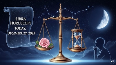  Libra Horoscope Today: Astrological predictions by Chirag Daruwalla for tula rashi on December 22 2025. (AI generated image)