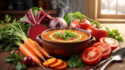 Winter Wellness In A Bowl: Carrot, Beetroot And Tomato Soup Recipe