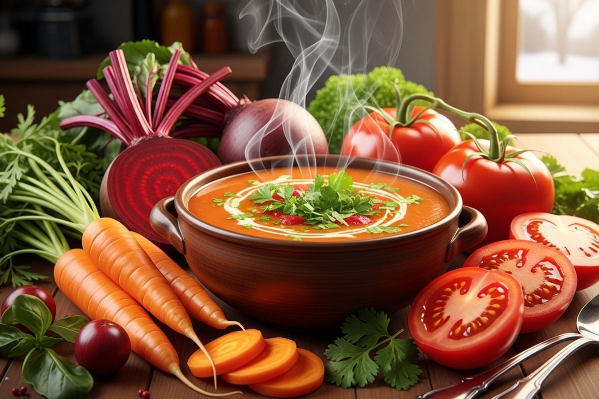 Winter Wellness In A Bowl: Carrot, Beetroot And Tomato Soup Recipe