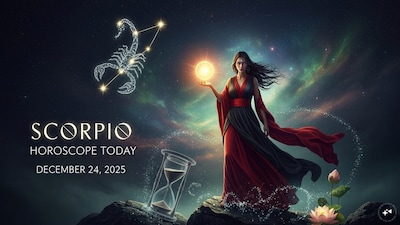 Scorpio Horoscope Today: Astrological predictions by Chirag Daruwalla for Vrishchika rashi on December 24 2025. (AI generated image)