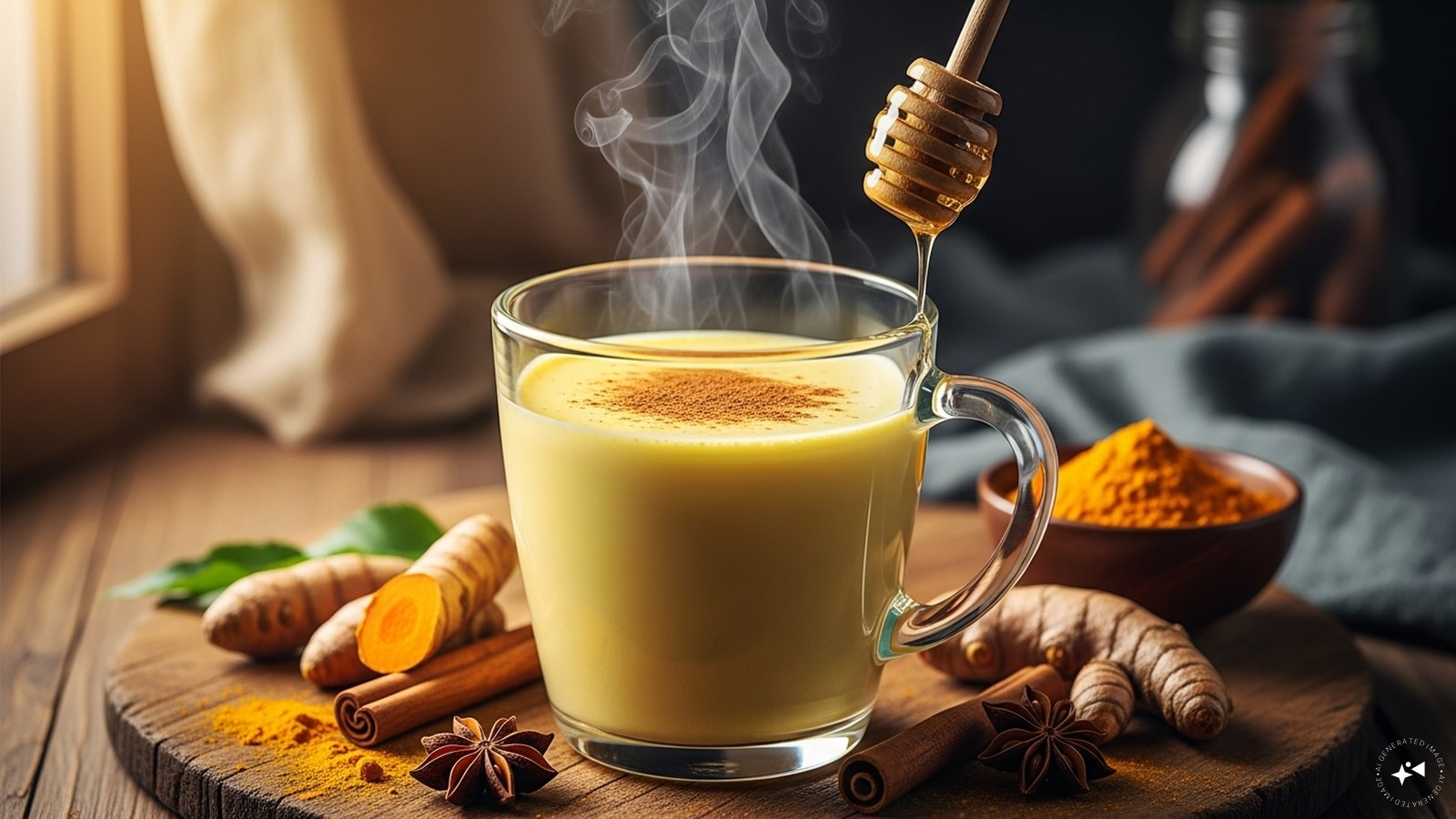 Improves Joint Health: Turmeric’s anti-inflammatory and antioxidant properties help protect cartilage and reduce stiffness in joints. Consuming turmeric milk regularly may alleviate symptoms of arthritis and joint pain, supporting mobility and overall joint comfort.
