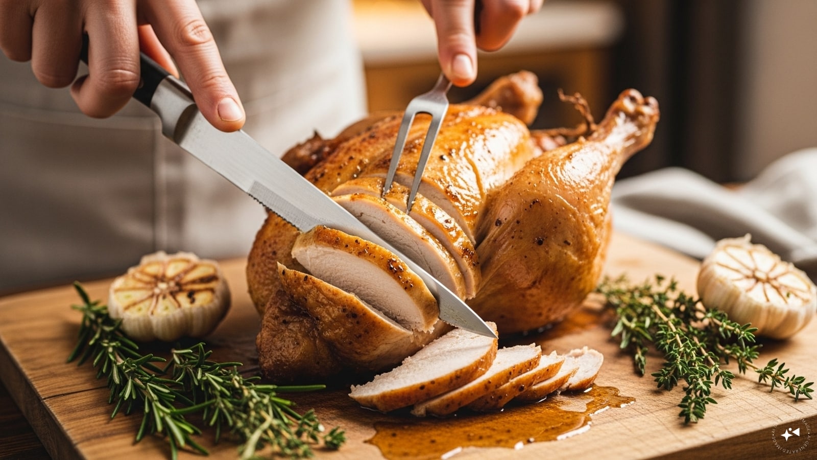 Carve into slices and serve.