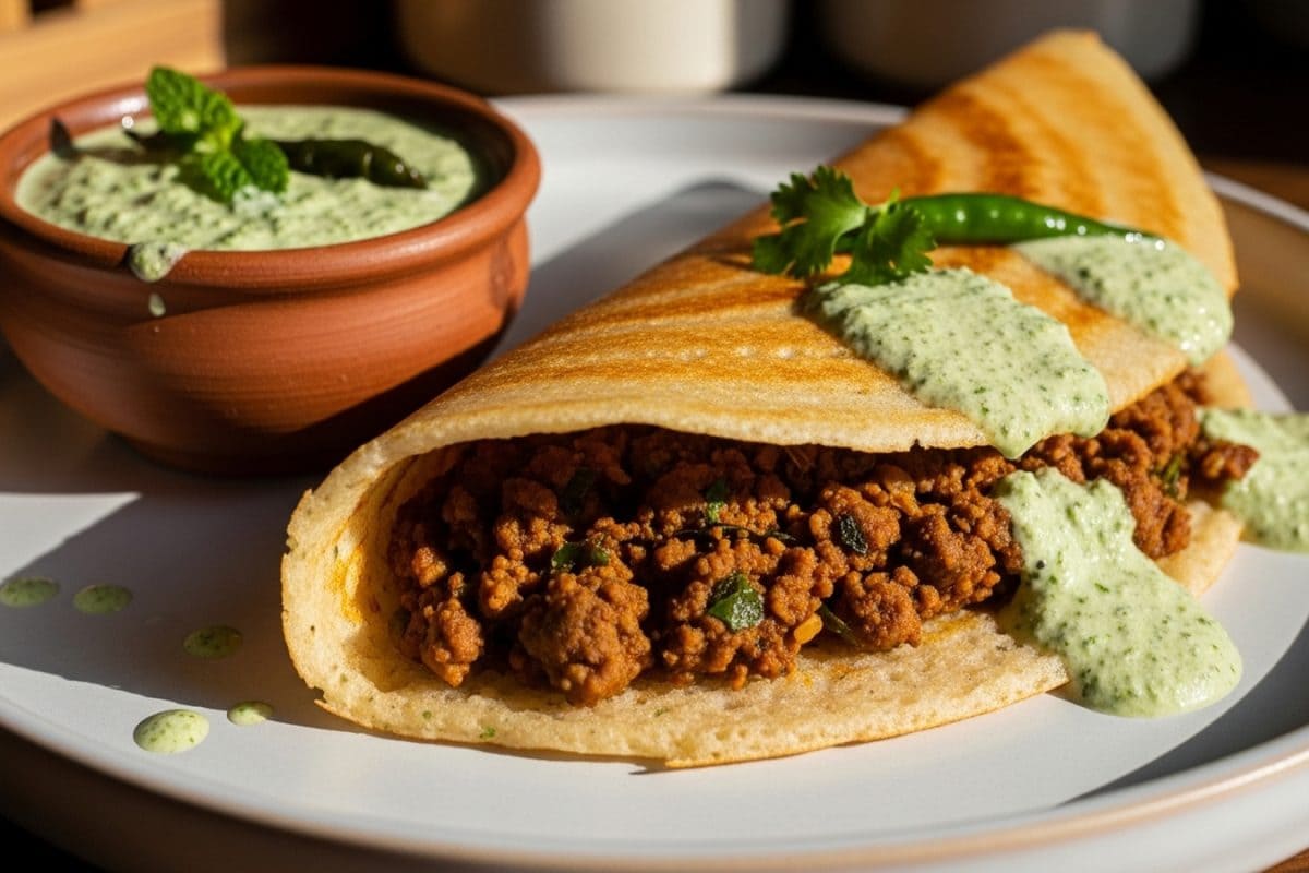 South Indian Kari Dosa Recipe For A Delightful Breakfast