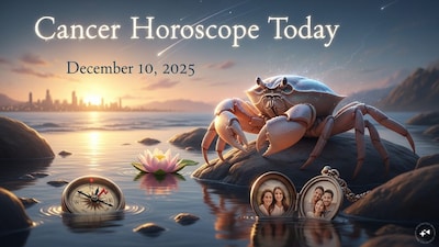 Cancer Horoscope Today: Astrological predictions by Chirag Daruwalla for kark rashi on December 10 2025. (AI generated image)