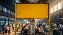Indian Railways is called the lifeline of the nation. Every day, millions travel by train. At most stations, a bright yellow board proudly displays the station’s name. But there’s one station in India where the board is yellow and completely blank.