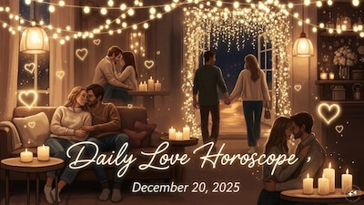 Love Horoscope Today, December 20, 2025, Know daily relationship horoscope for zodiac signs. 