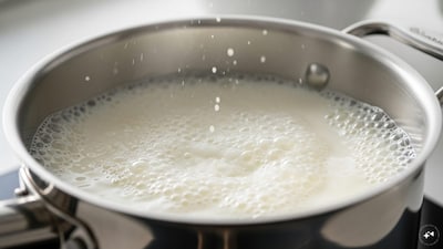 Boiling packaged milk can reduce its nutritional value. (AI Generated)