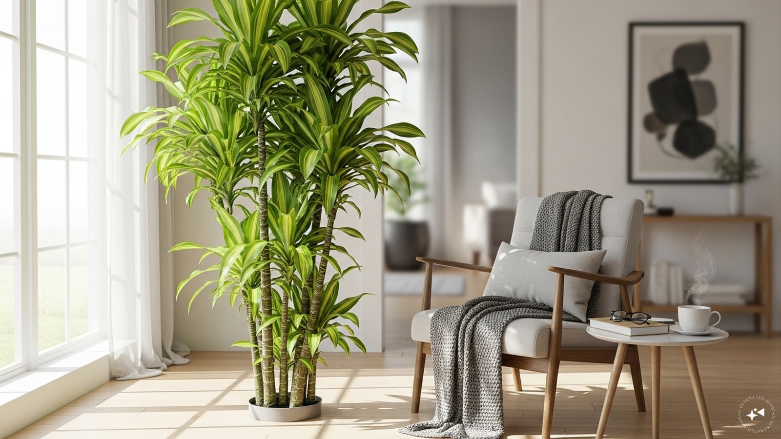 Dracaena: Dracaena plants have tall, slender foliage that mimics the shape of a tree. Easy to maintain indoors, they can be adorned with lights and small decorations, offering a simple, elegant, and space-saving option for holiday décor.