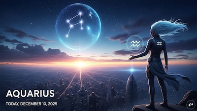 Aquarius Horoscope Today: Astrological predictions by Chirag Daruwalla for kumbha rashi on December 10 2025. (AI generated image)