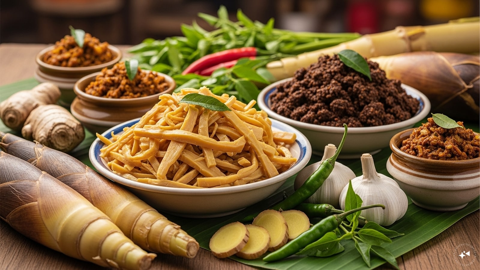 Northeast India: Khorisa and AxoneThe Northeast is home to some of India’s most distinctive ferments. Khorisa, a fermented bamboo shoot from Assam, adds a sharp, tangy flavor to curries and pickles. Similarly, Axone (fermented soybean) from Nagaland is prized for its pungent aroma and is often compared to Japanese miso. These foods are central to local identity and are passed down through generations.